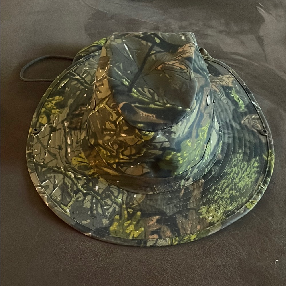 Camouflage SUMMER Hat BEACH/FISHING/HIKING w/ Neck Cover